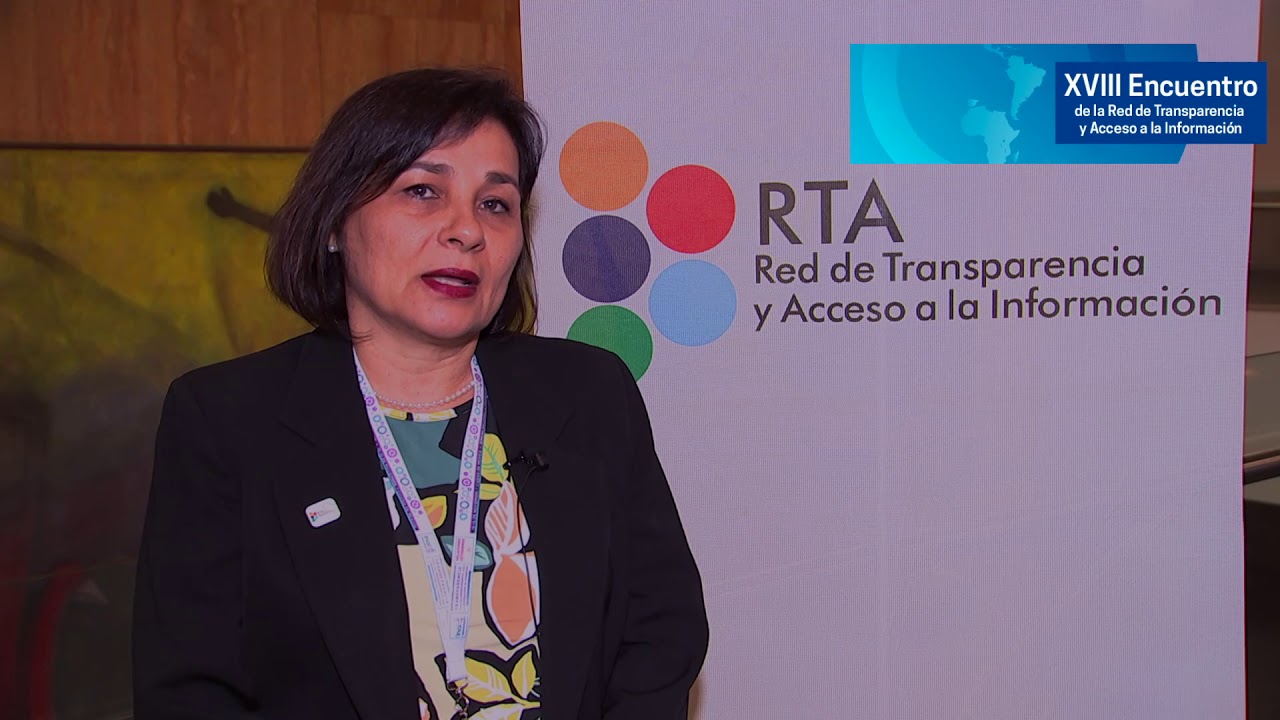 Ana Isabel García Q. en el XVIII Encuentro de la Red de Transparencia y Acceso a la Información (RTA)